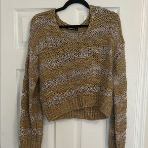Cozy Tan Knit Sweater